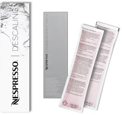 Nespresso Kit de détartrage - Compatible avec tous les modèles Nespresso - Lot de 2
