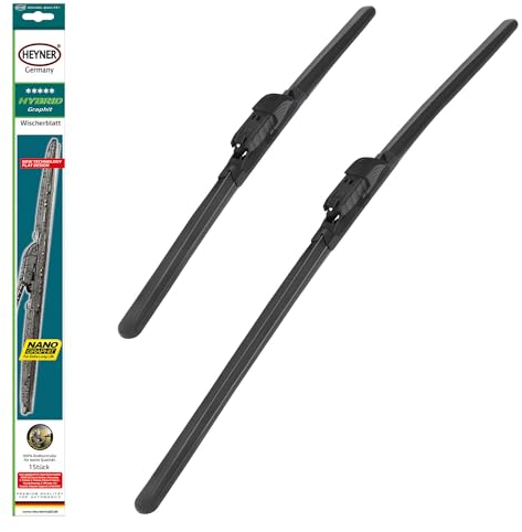 HEYNER® Scheibenwischer komp. mit FIAT 500 (10.2007-10.2025) HYBRID Flachbalkenwischer