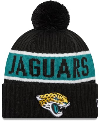 New Era Herren NFL Isg 2024 Beanie Mütze, Jacksonville Jaguars, Einheitsgröße EU