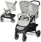 Lorelli Kinderwagen Rome, Reisebuggy, Baby Buggy klein zusammenklappbar, Leicht, Nur 7 kg, Kompakter Sportsitz bis 15kg, Kinderbuggy mit 5-Punkt-Sicherheitsgurt, Grau