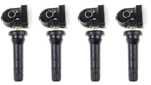 YAOPEI 4x Car Tire Pressure Sensor 433MHz Replacement for Vauxhall Astra K MK7 Corsa D E Meriva 13516165 13598773 13581561 13506028 Tire Pressure Monitoring System TPMS Sensor