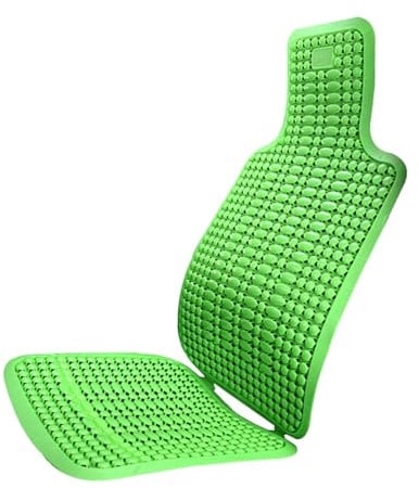 SOLUSTRE Atmungsaktive Autositz Kühlauflage aus Pvc mit Massagefunktion und Komfort Sitzbezug für Autozubehör im Sommer als Rückenstützkissen für Fahrzeuge