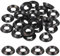 sourcing map 60 Pcs #6 Countersunk Finish Washers, 304 Stainless Steel Cup Washer Gasket for Screws Bolts Machinery Construction, Black