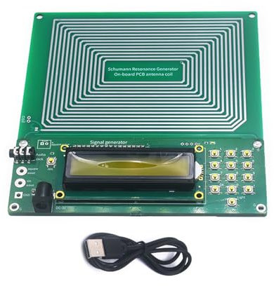 YIGZYCN Generador emisor de frecuencia de entrada de 7,83 Hz DC5 V, 0,01-30000 Hz, mejora la conexión y el rendimiento de la computadora