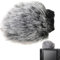 Wind Muff Microphone - Soft Wind Shield, Camera Audio Cover | Blurred Noise Filter for Clear Voice, Compact Guard for Cinema, and Video Content in