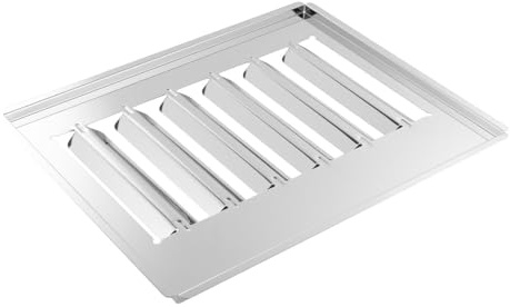 GastroHero Flammabdeckung für Kombibräter TBG3-T, Edelstahl FADKB | schützt die Brenner vor herabtropfendem Fett & Speisen, verbesserte Wärmeverteilung, für Gastronomie & Catering, 64x52 cm