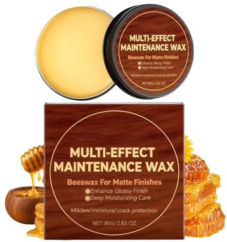 Xijobido Guitar Wax - 80g Creamy Music Instrument Nourishing,Restore Shine Guitar Wax - for Beginner Players Professionals Learners Month Routine Pre-Concert Post-Performance Travel