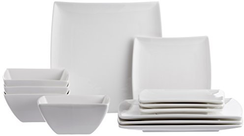 Maxwell & Williams JX259112 - Vajilla Elegante, Color Blanco