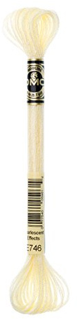 DMC Light Effects Embroidery Floss 8.7yd-Cream