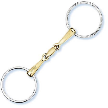 Stübben Gebiss 2422 Wassertrense doppelt gebrochen - 12,5 cm - 18 mm - Sweet Copper