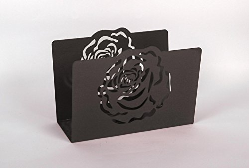 Zeitungsständer Rose, HxBxT: 23x32x12cm, moonstone-grau/Made in Germany, Marke: Szagato (Zeitungshalter, Zeitschriftenständer)