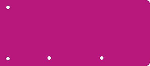 BRUNNEN Trennstreifen CC 40 Stück gelocht (Pink, 3er Pack)