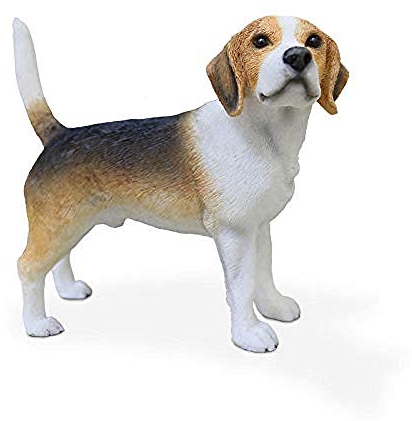 Ertyuk-Decor Skulptur Tierfiguren & Tierstatuen Dekoartikel Tierstatuen Gartenfiguren Wohnkultur Beagle Simulation Tier Hund Innendekoration