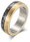 KnSam Ring Verlobung Mann Eheringe Edelstahl Römischen Zahlen Tricolor Drehbar Römischen Zahlen Ring