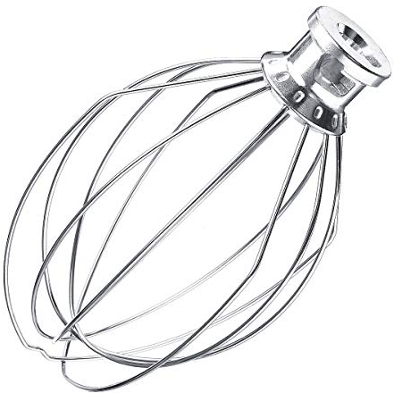 SGerste Batteur à fouet 6 fils en acier inoxydable Argenté pour KitchenAid K5AWW KSM90