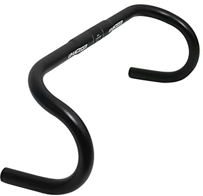 UPANBIKE Bike Handlebar Drop Bar Bent Handlebar Aluminum Alloy 25.4mm 31.8mm For Fixed Gear Bike Road Bicycle BMX Bike(Diameter:25.4mm)