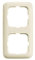 Busch-Jaeger 2512-212 Abdeckrahmen 2-fach Cremeweiß Busch-Duro 2000 SI