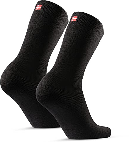 DANISH ENDURANCE Heat Sock 35-38 Black 2-pack