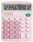 Liummrcy Calculatrice de Bureau Grandes calculatrices de Bureau Fonction Standard Électronique de Base Grand écran LCD à 12 Chiffres Calculatrice à Gros Boutons Calculatrice Solaire (Rose)