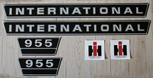 IHC/Mc Cormick Aufkleber international 955 Silber Logo Emblem Sticker Label Set groß