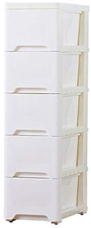 JSY Obst-Aufbewahrungskorb, 18/25 cm breiter Schlitz, Aufbewahrungsschrank/Schubladenregal/Schlitz, schmal, Küche, Kühlschrank, Badezimmer, Spind, Obst-Aufbewahrungskorb (Farbe: Weiß, Größe: 25 cm)