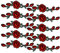 Woohome 10 Stück Rose Patch Sticker, Rose Patches zum Aufbügeln Flicken Patches für Basteln, Nähen, Bekleidung