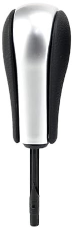 QKLsudua Pomo de palanca de cambios de palanca de cambios de coche de tipo corto plateado automático a corto largo compatible con B-MW E81 E82 E87 E90 E91 E92 E93 E36 E38 E39 E46 Z4 Z3 E53 E60 X5 X3