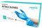 EUROPAPA® 100x Nitrilhandschuhe Box Einweghandschuhe, Einmalhandschuhe, Untersuchungshandschuhe, Nitril Handschuhe, puderfrei, ohne Latex, unsteril, latexfrei, disposible gloves (L, Blau)