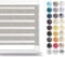 Premium Rollos für Fenster Ohne Bohren I Doppelrollo Klemmfix Ohne Bohren I Fenster Rollos für Innen I Rollo 85x150cm - Dunkel Linen