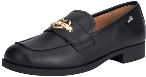Love Moschino Damen Fahrer-Slipper, Schwarz, 40 EU