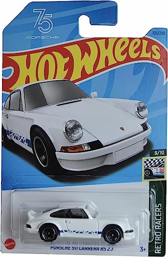 Hot Wheels Porsche 911 Carrera RS 2.7, Retro Racers 8/10 [Weiß]