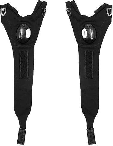 Alnicov 1 Paar LED-Handschuhe, LED-beleuchtete Halbfinger-Handschuhe, Angelhandschuhe für Männer, Vatertagsgeschenk