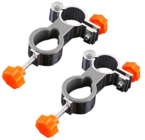 Sharplace Angelstuhl-Regenschirmständer, Angelstuhl-Regenschirmhalter für den Außenbereich, Feste Klemmhalterung, Halterung für Angelschirm-Zubehör im Freien, Orange