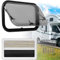 Finestre per Camper,Finestre per Roulotte,Finestre a Battente, Finestre per Roulotte con Oscuranti E Zanzariere Integrati,Angolo di Apertura di 70°,per Roulotte E Camper,500 * 350mm