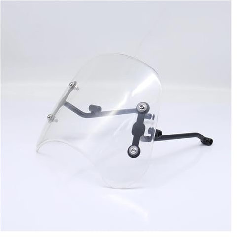 Frontverkleidung Deflektor Für B&enelli Für Leoncino 500 Leoncino500 Front Verkleidung Zubehör Motorrad Windschutzscheibe Windschutz Mit Klammern Windabweiser Frontverkleidung Deflektor(Clear)