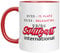 Stuttgart Tasse - Relegation International - Fans - Fussball - Geschenk (Rot)