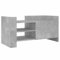 vidaXL Mobile per TV Grigio Cemento 80x35x40 cm Legno Multistrato, supporto TV, credenza TV, mobile HiFi, mobile porta TV, porta TV