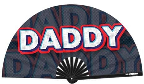 Daddy Fan/Drag Fan/Clack Fan/Festivals/Drag Queen