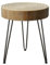 echojingwei Couchtisch Kreativer Wabi-Sabi B&B Log Runder Couchtisch for Kleine Wohnung Wohnzimmer Nordic Retro Jahresring Beistelltisch(S)