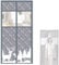 Rideau De Porte Isolant Thermique Magnétique, Rideau De Porte Isolant Phonique Anti Bruit, Rideau De Porte D Entrée Extérieur Isolant Thermique 80x200cm 90x200cm(85x195cm)