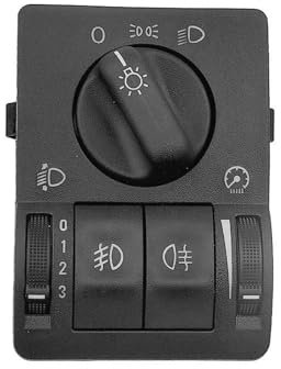 PUNICS Kompatibel Mit Opel Für Vectra B 1995 1996 1997 1998 1999 2000 2001 2002 2003 Auto-Scheinwerfer-Nebelscheinwerfer-Lampen-Steuerschalter 6240097 scheinwerferschalter lichtsensor