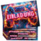 Hierein Cooler Gamecontroller Einladungskarten Geburtstag, 12 Stück Einladungskarten Kindergeburtstag Junge, Coole Kindergeburtstag Einladungskarten für Jungen Kinder, Party Geburtstagseinladungen