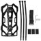 Baxnore Cycle Front Fork Cage, Wear Resistant Plastic Watertight Cycle Front Fork Bag Cage, Multifunction Front Fork Bag Mount for Cycling Accessories