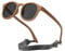 Suertree Occhiali da sole polarizzati per bambini 0-3 anni in silicone occhiali da sole bambini flessibile anti UV400 lente ultra leggera protezione UV all'aperto unisex marrone C28, marrone