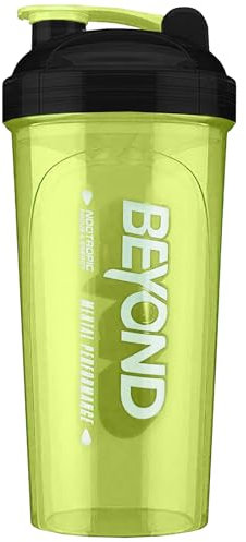 Bodyplus 700ml Beyond Protein Shaker Bottle – Leak-Proof Protein Shaker for Powder & Pills – Pre Workout Bottle for Gym, Fitness & Travel (Green)