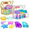 Dive Gemstone Pool Toys Colorido Summer Swimming Gemstone Juguetes de Buceo con Cajas de Cofre del Tesoro Juego de Juguetes para la Piscina 26pcs