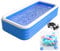 TUANZUN Piscine Enfant, Piscine Gonflable Enfant Piscine Gonflable rectangulaire for Adultes(1.2M Second Layer)