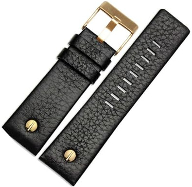 Extra breites Uhrenarmband aus Leder – 22–32 mm großes Ersatzband mit Werkzeug,30mm