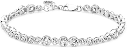 Sif Jakobs Sardinien Altro Damenarmband 17 cm, weiße Zirkonia