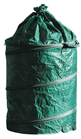Ideal Gartensack Pop up 160L verschließbar, Grün, 60 x 58 x 4 cm